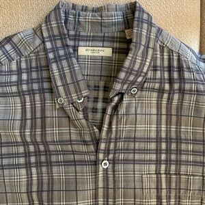 Burberry shirt sleeved button down shirt
